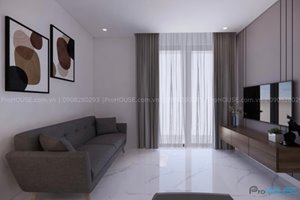 Sunwah Pearl 1br apartment for rent with nice furniture near Saigon river