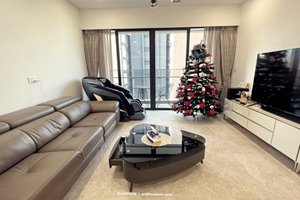 Luxury designed apartment for rent in The River 3Brs on middle floor with panoramic city view 2500$/month