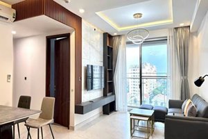 Corner 2 bedroom Midtown apartment for rent with open view, fully furnished, airy living space