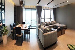 Luxury 3 bedroom for rent in The View - Riviera Point with view to Phu My Hung