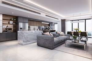 Apartment for rent in Block A of Riverpark Premier with nice furniture and big balcony