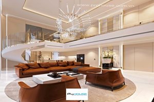 Duplex apartment luxury for rent in Empire City river view 9000$/month
