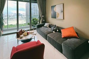 Luxury 1-Bedroom River View Apartment for Rent at Empire City – High Floor, Fully Furnished