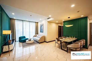 Indochine style 2 bedroom apartment in Empire City for rent