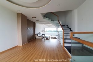 A townhouse for rent on Hoang Quoc Viet street - District 7 with low rent