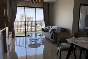 Flat for rent in district 7 with Western style of furniture on high floor