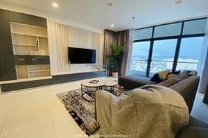 3 bedroom apartment for rent in City Garden with good furniture and nice view