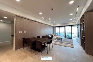 Sky Villa in The River Thu Thiem for rent with beautiful furniture and river view