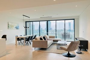 Apartment for rent with large balcony at The Crest-The Metropole Thu Thiem with 3 bedrooms