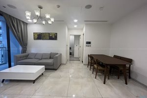 Nice apartment for rent in Vinhomes Golden River designed with modern interior 
