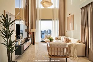 Luxury 4-bedroom apartment for rent in CBD of Ho Chi Minh City - nice decoration - open view