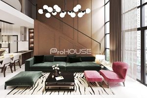 Extremely beautiful duplex for rent in The View - Riviera Point with modern furniture