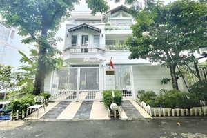 Luxury and nice villa for rent in Nam Thong, Phu My Hung with full furniture