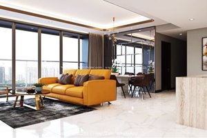 Super beautiful apartment in Empire City for rent with beautiful view to the river and district 1