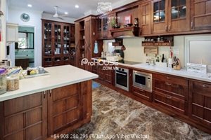 New single villa for rent in Phu My Hung, large garden, high quality furniture