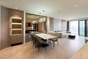 3-Bedroom Apartment for Rent at The Crest Metropole, 129 sqm, Direct River View