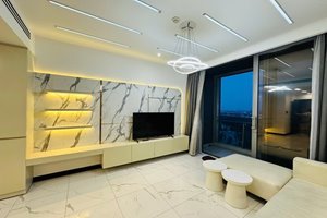 Apartment for rent at Empire City Thu Thiem – 2 bedrooms, high floor, open view, fully furnished