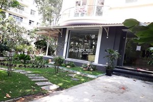 Villa for rent in District 7 with large garden and full furniture