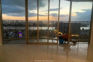 Duplex in Waterina Suites for rent with large size 210 sqm 3 bedrooms and river view