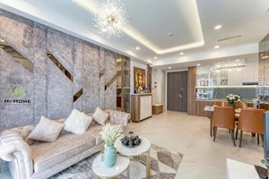 Neoclassical style apartment for rent in Midtown with 2 bedrooms fully furnished