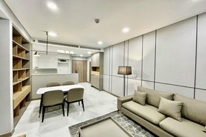 High floor apartment for rent with nice view full furniture in Sunwah Pearl