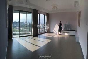 Partly furnished apartment for rent in Riviera Point, nice view to swimming pool, near Canadian International School