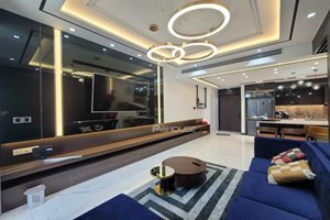 Super luxurious Empire City apartment for rent with high-class furniture and unobstructed view
