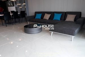 Beautiful 3 bedroom apartment for rent, nice view to the river, modern design, high floor