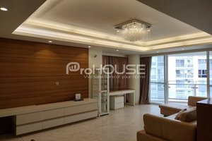 Two-bedroom luxury apartment for rent with full furniture in Riverpark Residence with pool view