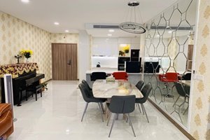 Fully furnished apartment for sale in Sunwah Pearl including 3 bedrooms with good price