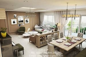 Big size apartment for rent in District, near Crescent Mall, beautiful furniture, water front view