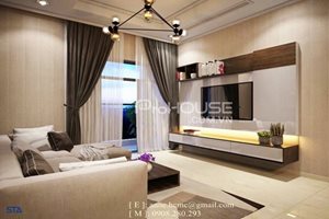 Apartment for rent in Central 1 - Vinhomes Central Park, 2 bedrooms, river view, brand new furniture