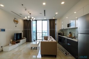 Vinhomes Golden River luxury apartment for sale on high floor with elegant style design