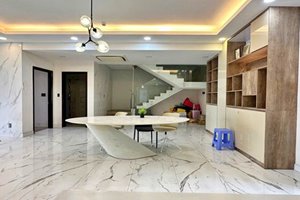 Penthouse for rent in Phu My Hung with new furniture - nice view - large space - 4 bedrooms