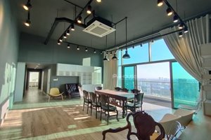 Large 4 bedroom apartment for rent in Riviera Point with fully furnished and nice view