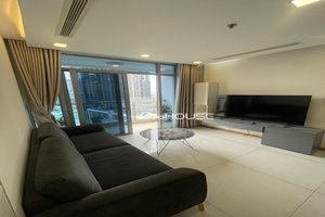 Cheap Vinhomes Central Park apartment for rent with 2 bedrooms full of modern furniture
