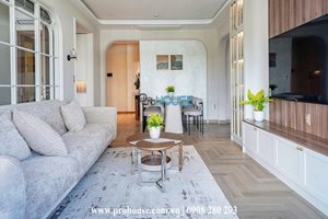 Stunning 3-bedroom apartment for rent in My Khang with luxury furniture and good rental