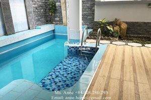 Luxury villa for rent near Nguyen Duc Canh street, modern furniture, big garden and nice swimming pool