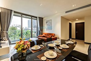 Luxury 2-bedroom apartment for rent in Empire City with full of furniture