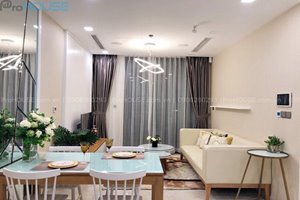 Lovely 1 bedroom apartment for rent in Vinhomes Golden River with full modern electric equipment