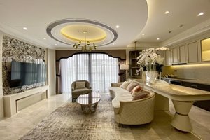 Premium apartment for rent in The Horizon with full furniture and clear view