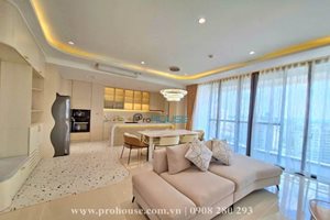 Penthouse for rent in Phu My Hung with premium furniture and nice facilities
