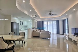 3-bedroom apartment for rent in Riverpark Residence with low rental and modern furniture