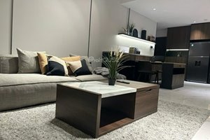 1 bedroom apartment for rent with beautiful view in Empire City with modern furniture
