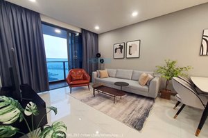 Apartment for rent in Sunwah Pearl with 2br+1 and river view