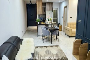 2-balcony apartment in Midtown for rent with beautiful furniture and open view