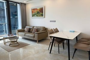 Modern 2 bedroom apartment with Bitexco view for rent at Vinhomes Golden River