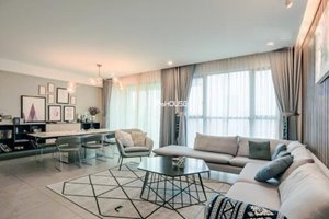 Big size 2 bedroom apartment for rent in Riviera Point with full furniture