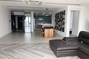 Big size 3 bedroom apartment in Scenic Valley 1 for rent with modern style furniture on the high floor