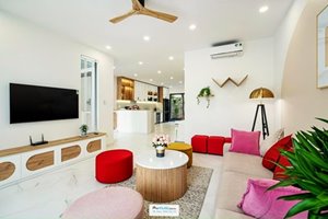 Beautiful villa for rent in Nine South compound with nice decoration and good service